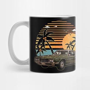 Ford Thunderbird 1971 car sunset Mug